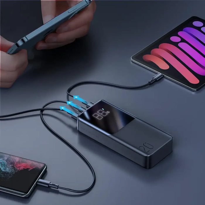 Joyroom powerbank 20000mAh 22.5W PD QC3.0 AFC black (JR-QP192) - Powerbanks<<<HurtelXML