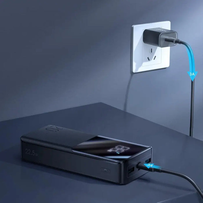 Joyroom powerbank 20000mAh 22.5W PD QC3.0 AFC black (JR-QP192) - Powerbanks<<<HurtelXML