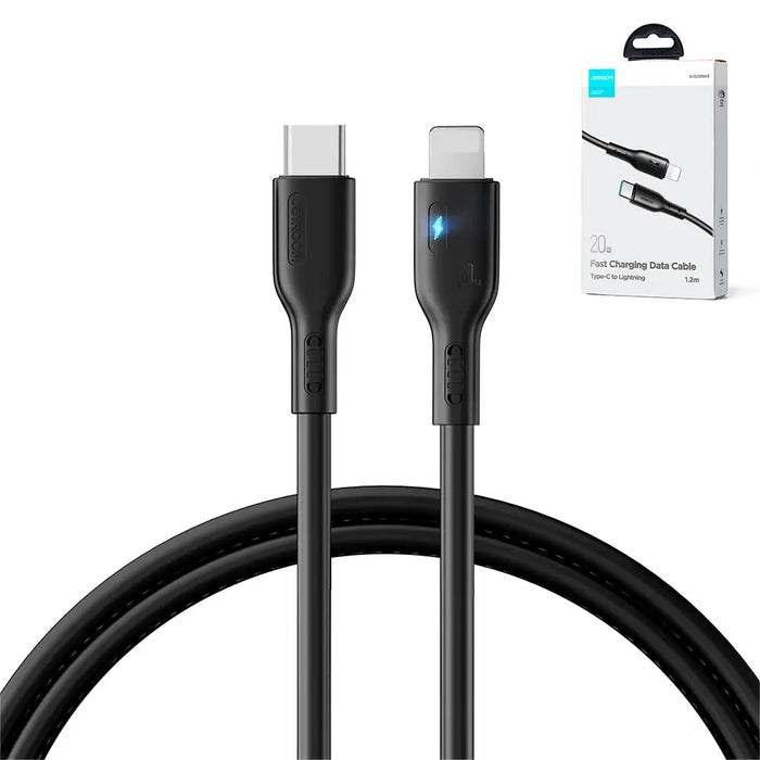 Joyroom Premium Series A13 Lightning / USB-C cable 20W 1.2m - black - Cell phone cables<<<HurtelXML