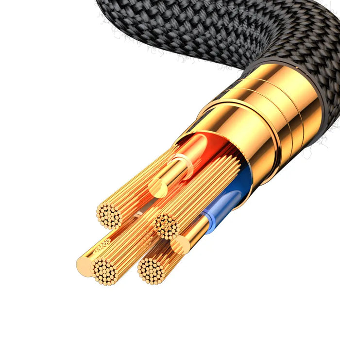 Joyroom Prism Series A16 Lightning / USB-A Cable 2.4A 1.2m with LED Display - Black - Cell phone cables<<<HurtelXML