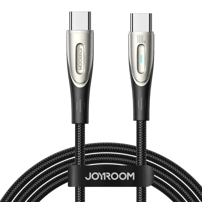 Joyroom Star-Light Series SA27-CC5 USB-C / USB-C cable 100W 2m - black - Cell phone cables<<<HurtelXML