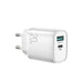 Joyroom Travel Charger C + U QC 3.0 PD 20W White EU (L-QP2011) - Wireless Headphones