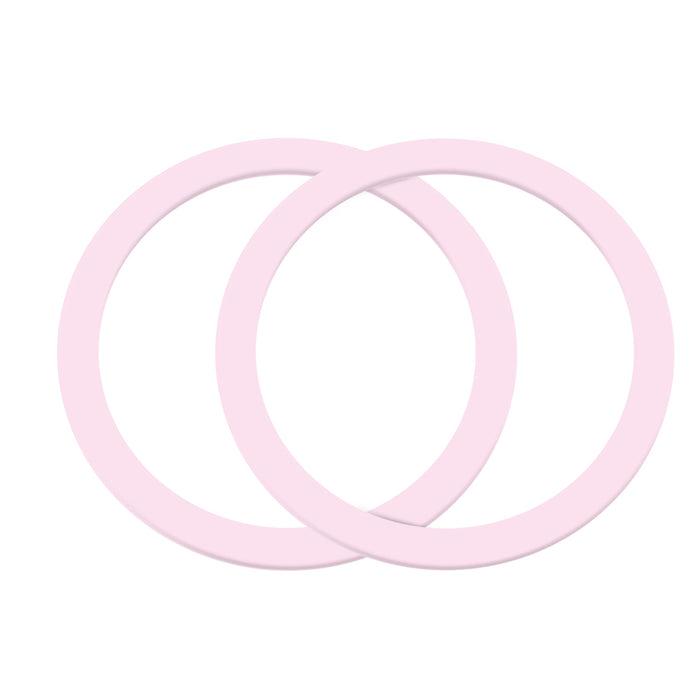 Joyroom set of metal magnetic rings for smartphone 2 pcs. pink (JR-Mag-M3)