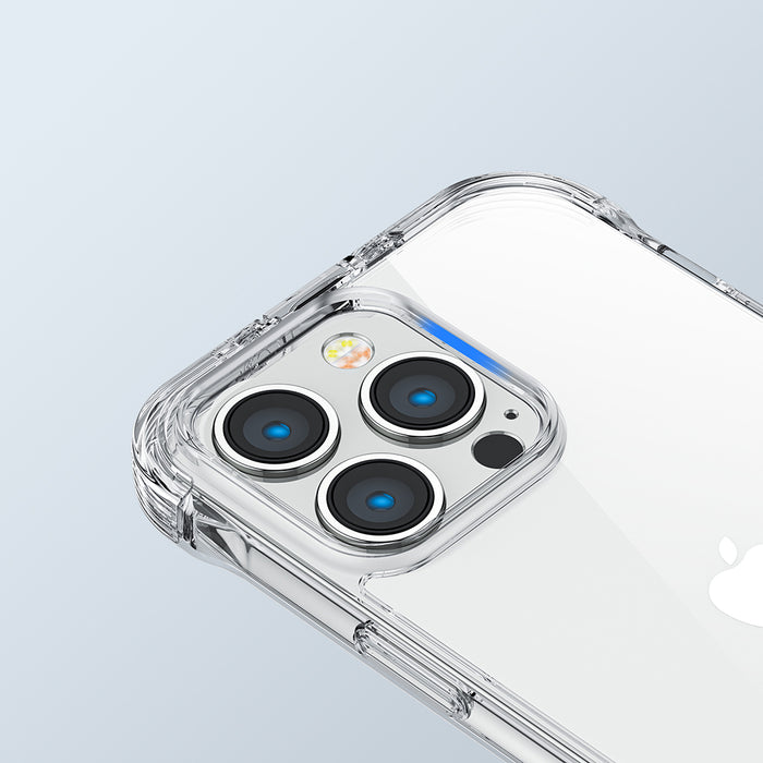 Joyroom Defender Series Case Cover for iPhone 14 Pro Max Armored Hook Cover Stand Clear (JR-14H4)