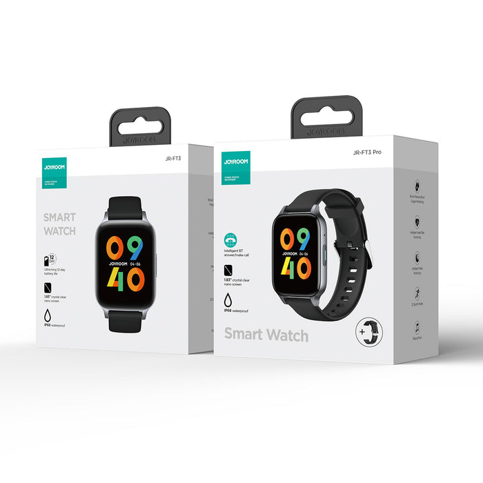 Joyroom Fit-Life JR-FT3 Pro smartwatch with call answering function / Bluetooth 5.1 / IP68 protection - gray
