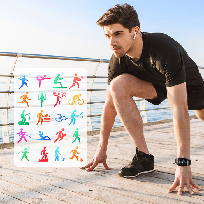 Joyroom Fit-Life JR-FT3 Pro smartwatch with call answering function / Bluetooth 5.1 / IP68 protection - gray