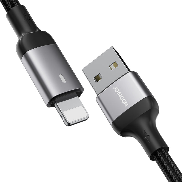 Joyroom Extraordinary Series A10 USB-A / Lightning 2.4A Cable 1.2 m - Black