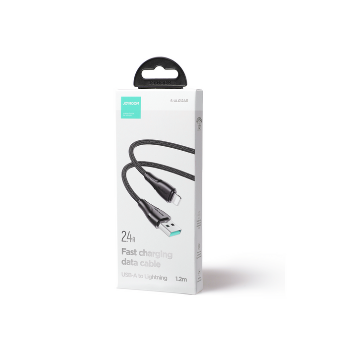 Joyroom Surpass Series A11 USB-A / Lightning 2.4A Cable 1.2 m - Black