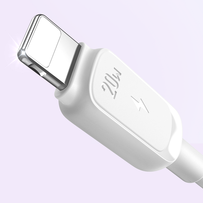 Joyroom Multi-Color Series A14 USB-C / Lightning 30W cable 1.2 m - white