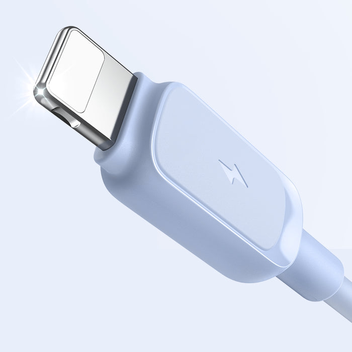 Joyroom Multi-Color Series A14 Lightning / USB-A 2.4A 1.2 m cable - blue