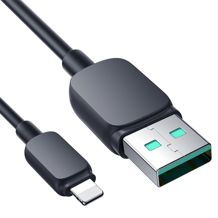 Joyroom Multi-Color Series A14 Lightning /USB-A 2.4A 1.2 m Cable - Black