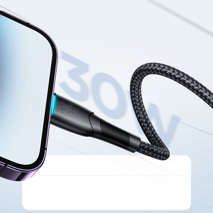 Joyroom Starry Series SA32-CL3 30W USB-C / Lightning cable 1m - black
