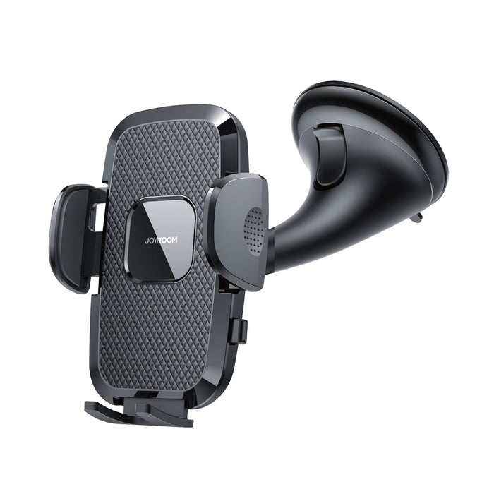 Joyroom JR-ZS259 mechanical car holder universal for phone on cockpit / window - black