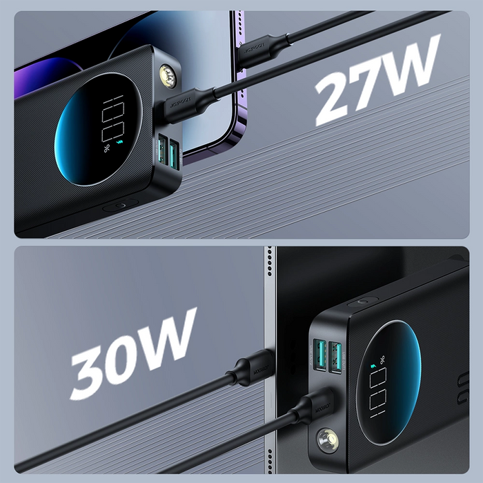 Joyroom powerbank 10000mAh 30W black (JR-PBF01)