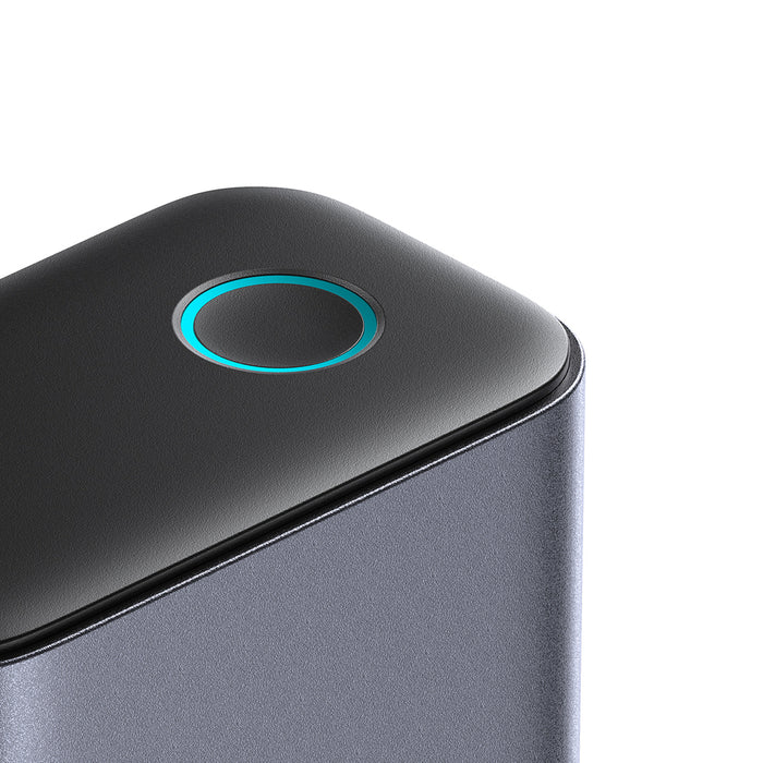 Joyroom JR-TCM02 Multiport GaN Charger 65W EU 4x USB-C 2x USB-A - Dark Gray