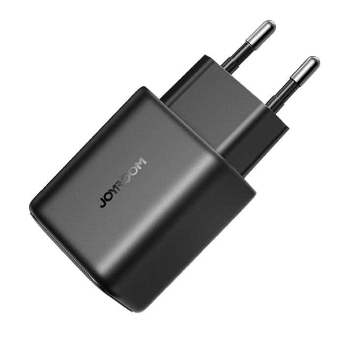 Joyroom JR-TCF23 network charger USB-C 25W SFC / PPS / PD - black + USB-C / USB-C cable 1m
