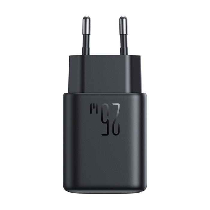Joyroom JR-TCF23 network charger USB-C 25W SFC / PPS / PD - black + USB-C / USB-C cable 1m