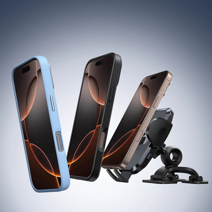 Joyroom JR-ZS259 clamp car holder with three adjustable legs - black