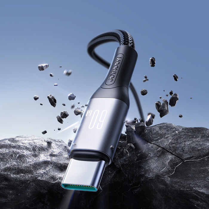 Joyroom S-A28 Flash Series 60W USB-C - USB-C cable 2m - black