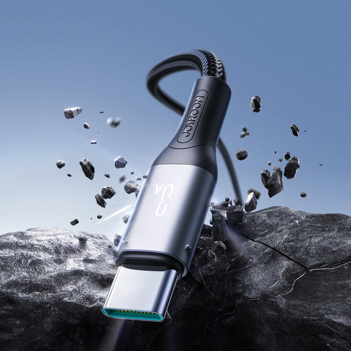 Joyroom S-A28 Flash Series 3A USB-A - USB-C cable 1m - black