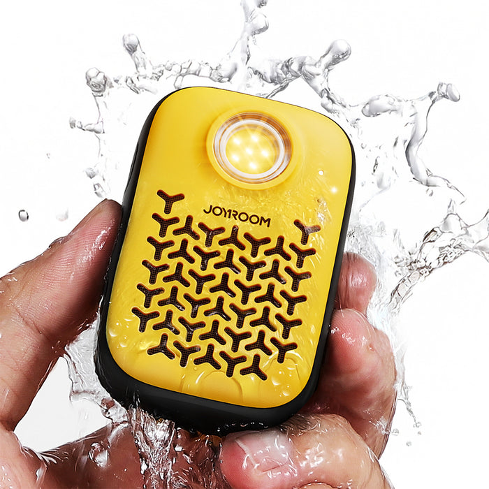Joyroom Maya JR-MS03 portable Bluetooth speaker with built-in flashlight, resistant - yellow