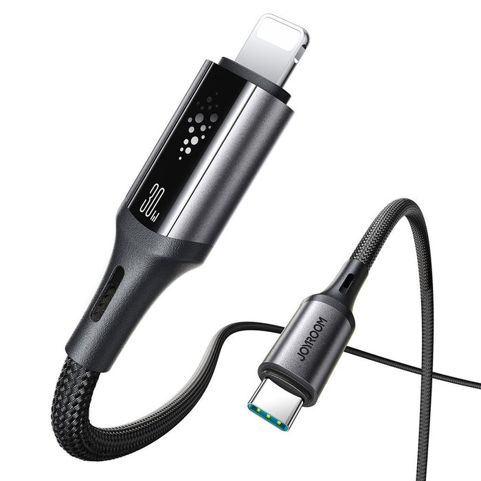 Joyroom S-A60 StarTalk 30W USB-C- Lightning cable 1.2m - black