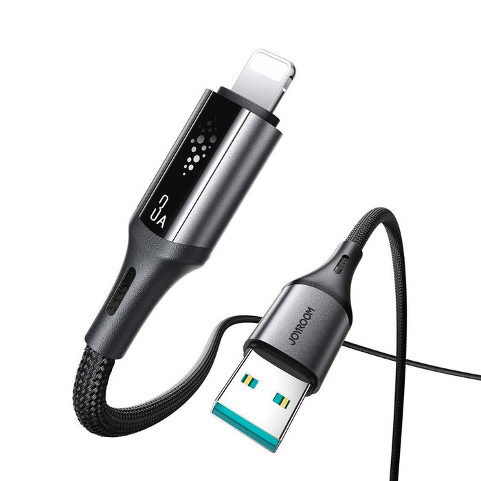 Joyroom S-A60 StarTalk 3A USB-A - Lightning cable 1.2m - black