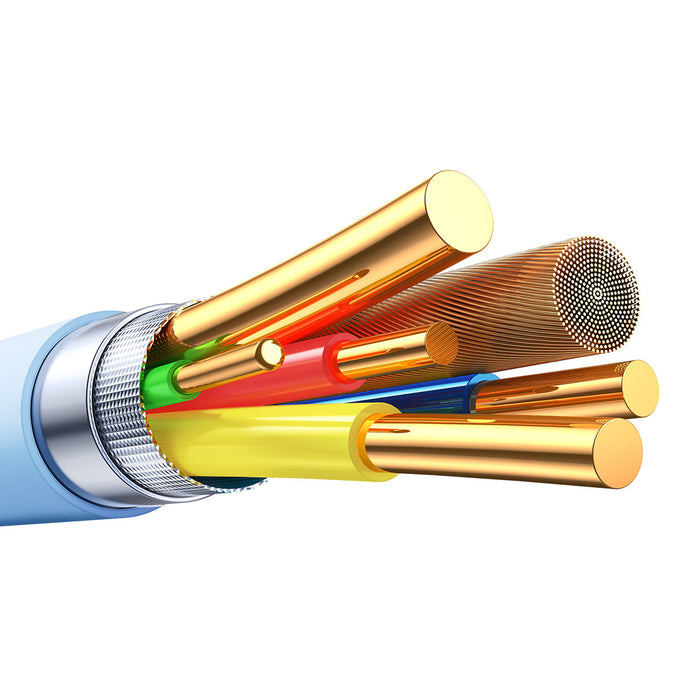 Joyroom S-A59 Vibrant Series 3A USB-A - USB-C cable 1.2m - blue