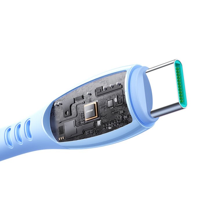Joyroom S-A59 Vibrant Series 3A USB-A - USB-C cable 1.2m - blue
