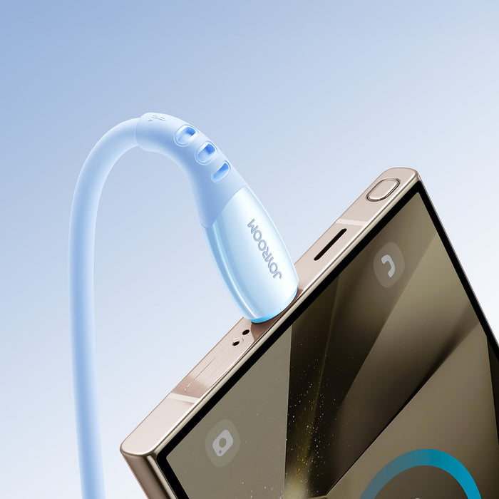 Joyroom S-A59 Vibrant Series 3A USB-A - USB-C cable 1.2m - blue