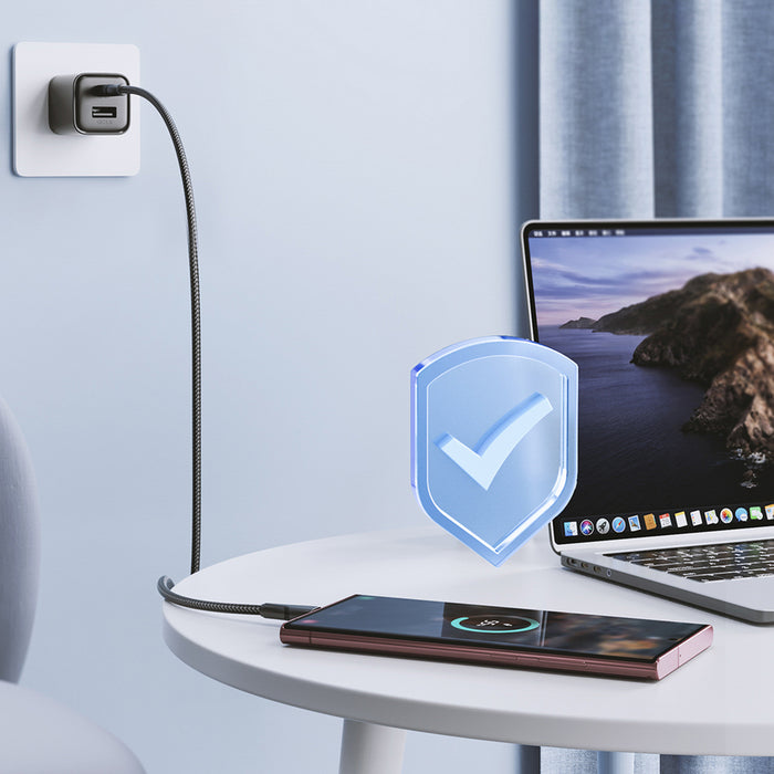 Joyroom S-A11 Surpass cable 60W USB-C - USB-C 0.25m - black