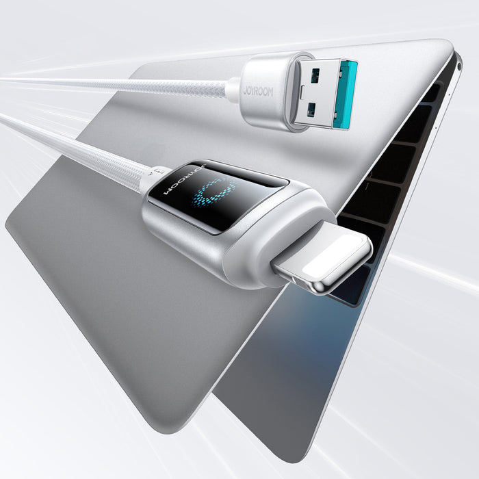 Joyroom S-A55 StarFlight 3A USB-A - Lightning cable 1.2m - white