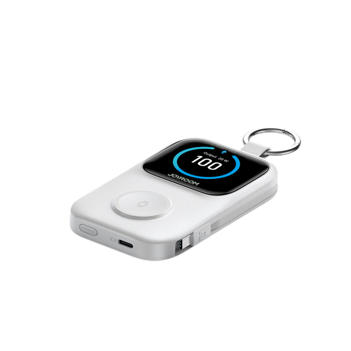 Joyroom JR-W19 5000mAh Powerbank with 5W Wireless Watch Charging - White
