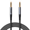 Joyroom SY-A09 AUX cable 3.5mm mini jack to 3.5mm mini jack, braided, 1.2m (black)