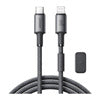 Joyroom 30W USB-C Lightning cable, 1.2m gray