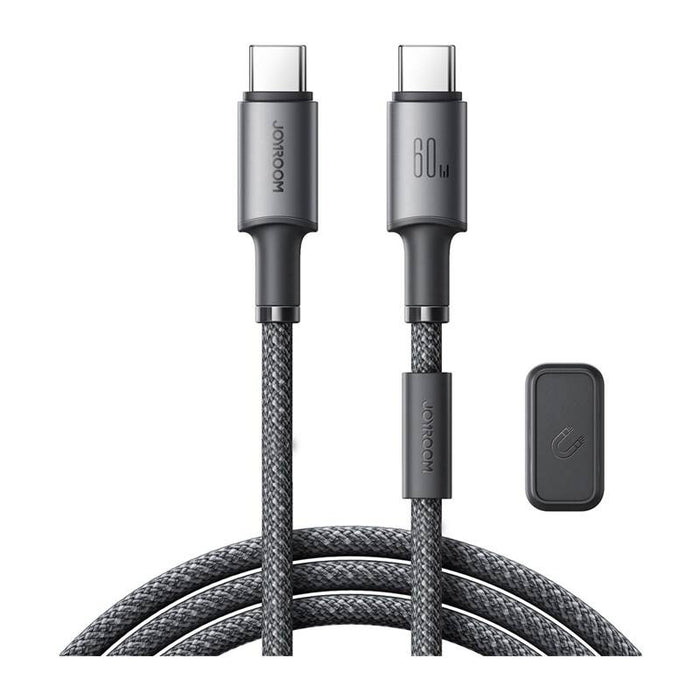 Cable USB-C - USB-C Joyroom S-A50, 60W, 1.2m szary