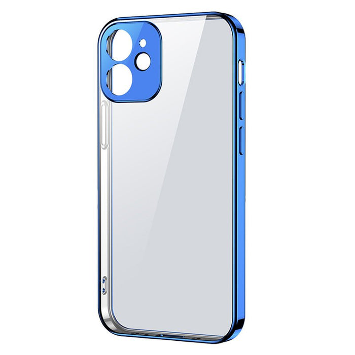 Joyroom New Beauty Series ultra thin case with electroplated frame for iPhone 12 Pro Max dark-blue (JR-BP744)