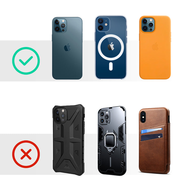 Joyroom Car Magnetic Holder Qi Wireless Inductive Charger 15W (MagSafe Compatible for iPhone) Black (JR-ZS240)