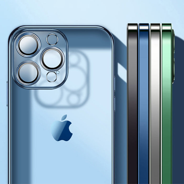 Joyroom Chery Mirror Case Cover for iPhone 13 Pro Metallic Frame Silver (JR-BP908 silver)