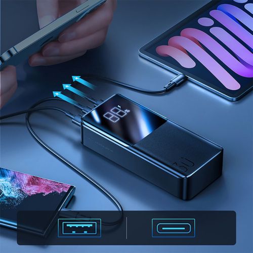 Joyroom power bank 30000mAh 22.5W PD QC3.0 AFC black (JR-QP193)