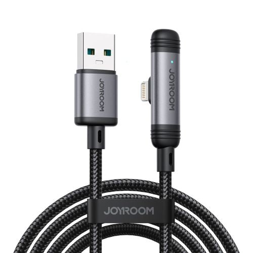 Joyroom S-A56 EnjoyX Series 90° USB-A - Lightning 3A cable 1.2m - black