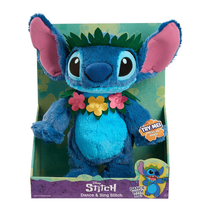 JUST PLAY SINGING AND DANCING PLUSH STITCH