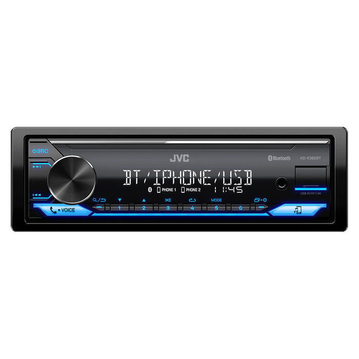 Auto Receiver JVC KD-X382BT BLUETOOTH, 4 X 50 W, USB