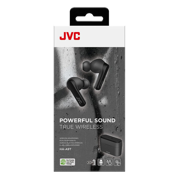 True wireless headphones JVC HA-A9T-BE WIRELESS CONNECTION, BLACK