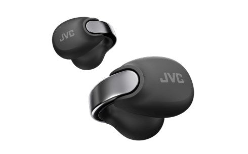 JVC HA-NP1TBU - open-back TWS earcuff headphones, black