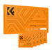K&F Concept KF08.036 10x15 cm moistened lens/glasses cleaning wipes 120 pcs. - Other<<<Accessories<<<Photo