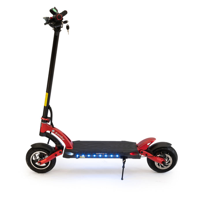 Electric scooter-scooter KAABO MANTIS 10 ECO 800W RED UP TO 50 KM/H, MILEAGE UP TO 70 KM