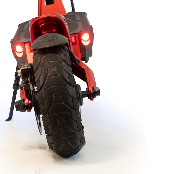 Electric scooter-scooter KAABO MANTIS 10 ECO 800W RED UP TO 50 KM/H, MILEAGE UP TO 70 KM