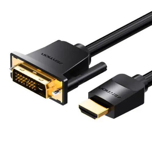 Kabel HDMI do DVI (24 + 1) Vention ABFBG 1,5m 4K 60Hz/ 1080P 60Hz (Czarny) - Video cables<<<Cables<<<IT