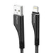 Kabel USB-A do lightning RayCue CA01 1.2m 2.4A (czarny) - USB to Lightning<<<USB cables<<<GSM Accessories<<<InnproXML